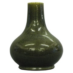 19th Century Teadust Glaze Bottle Vase