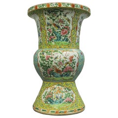 19th Century Famille Rose Beaker Vase