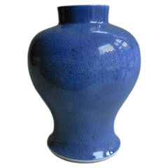 19th Century Blue Ground Vase