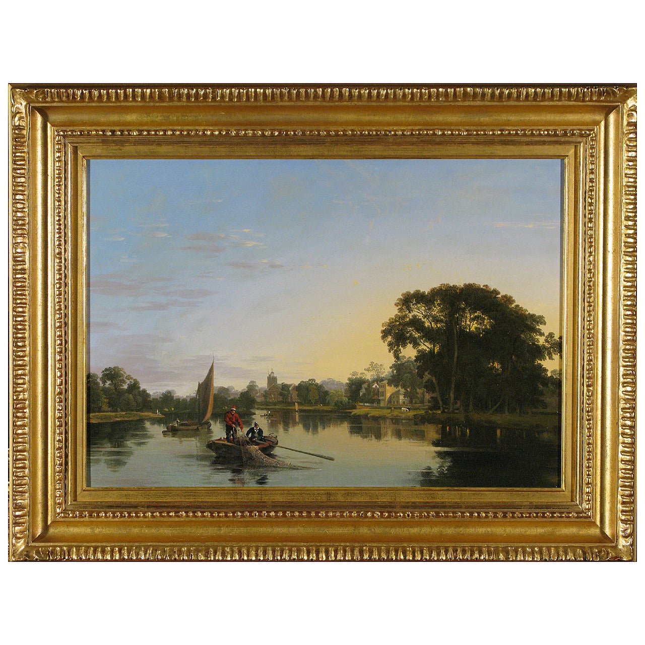 "The View on the Thames at Twickenham" Painting