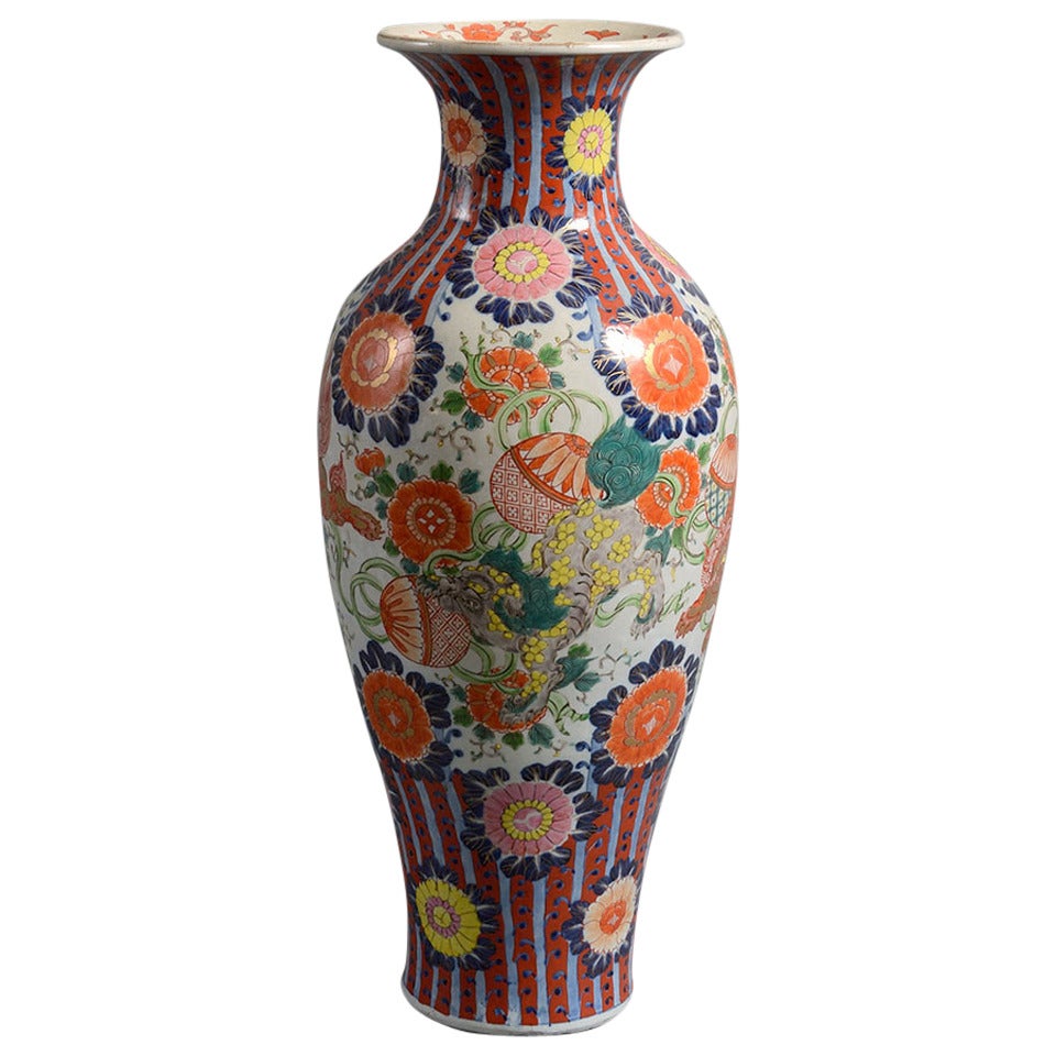 Large Scale 19th Century Imari Vase