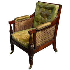 A 19th Century Regency Period Library Bergere