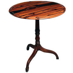 A Calamander Wood Occasional Table