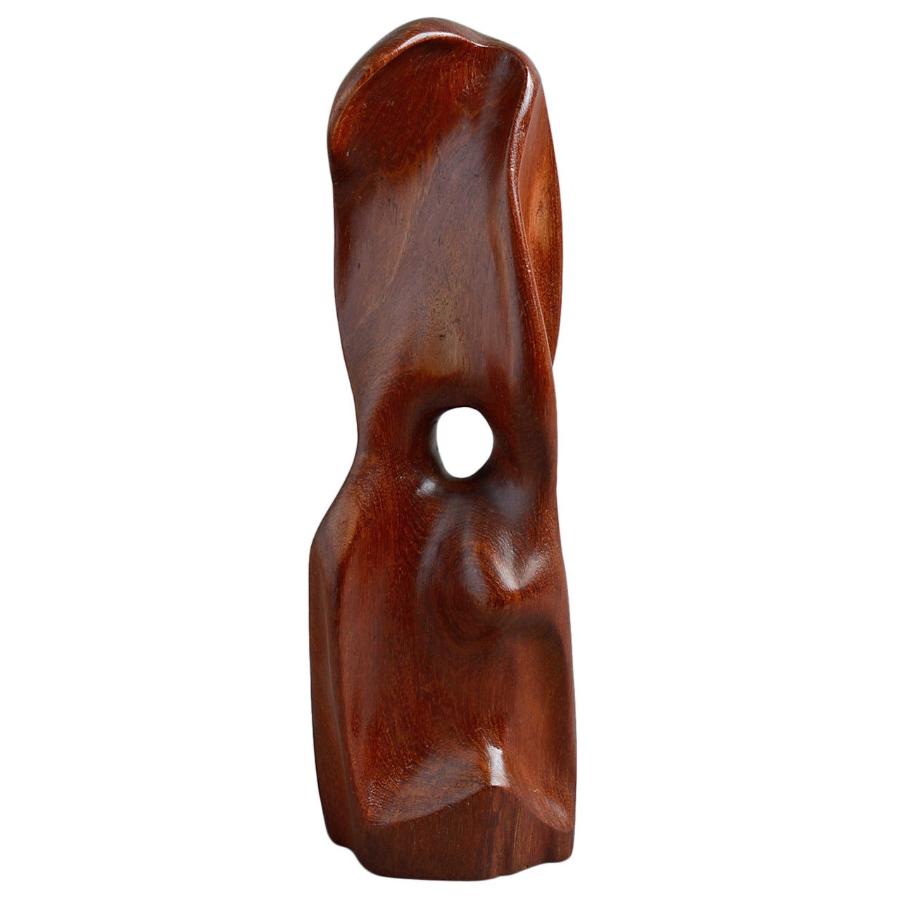 Mid-20th Century Modern British Teak Sculpture