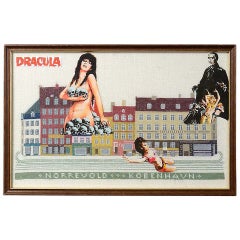 Vintage "Dracula Picture Over Amsterdam, " by Andrew Sinclair
