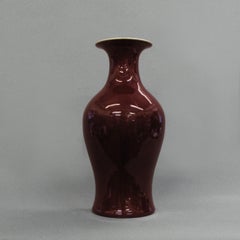 19th Century Sang de Boeuf Vase