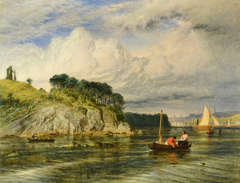 Antique A View of Mount Edgecombe, Plymouth