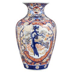19th Century Chinese Imari Baluster Porcelain Vase