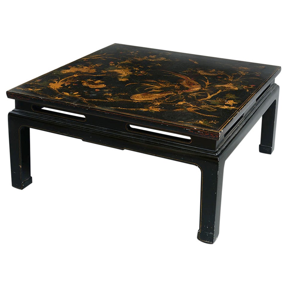Lacquer Panel Coffee Table