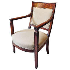 An Early 19th Century Empire Period Fauteuil