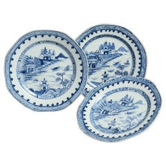 Set of Three 18th Century Chinese Export Plates