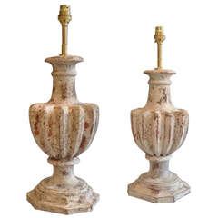 A Pair of 20th Century Sully Lamp Bases