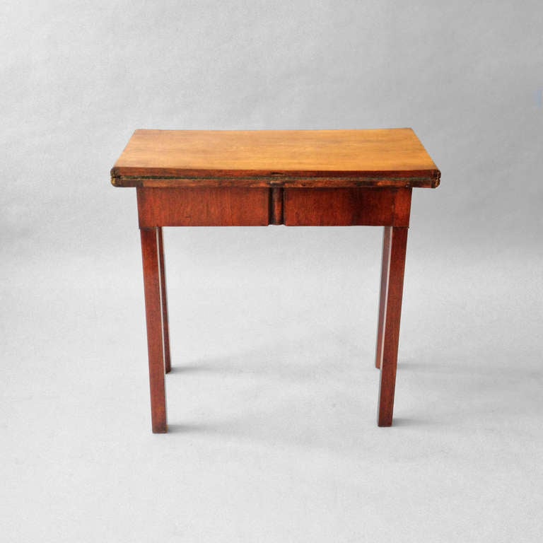 Pair of George II Small Mahogany Card Tables In Excellent Condition In London, GB