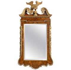 Fine 18th Century George II Period Tabernacle Mirror