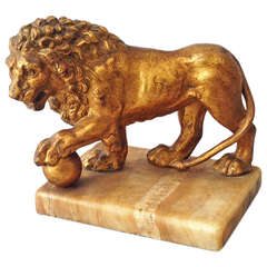 19th Century Ormolu Medici Lion