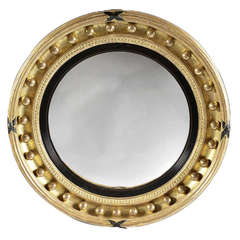 Very Large Early 19th Century Regency Period Convex Mirror