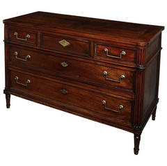 Late 18th Century Directoire Period Walnut Commode