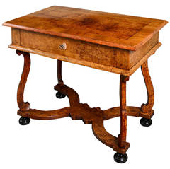 Early 18th Century Elm and Ash Side Table