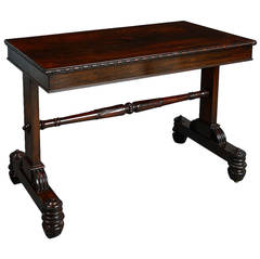 Early 19th Century Regency Period Rosewood Writing Table 1