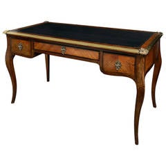 19th Century Bureau Plat or Writing Desk in the Louis XV Manner