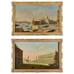 Pair of Views of Venice - Santa Maria Della Salute
