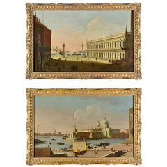 Pair of Views of Venice - Saint Mark's Square