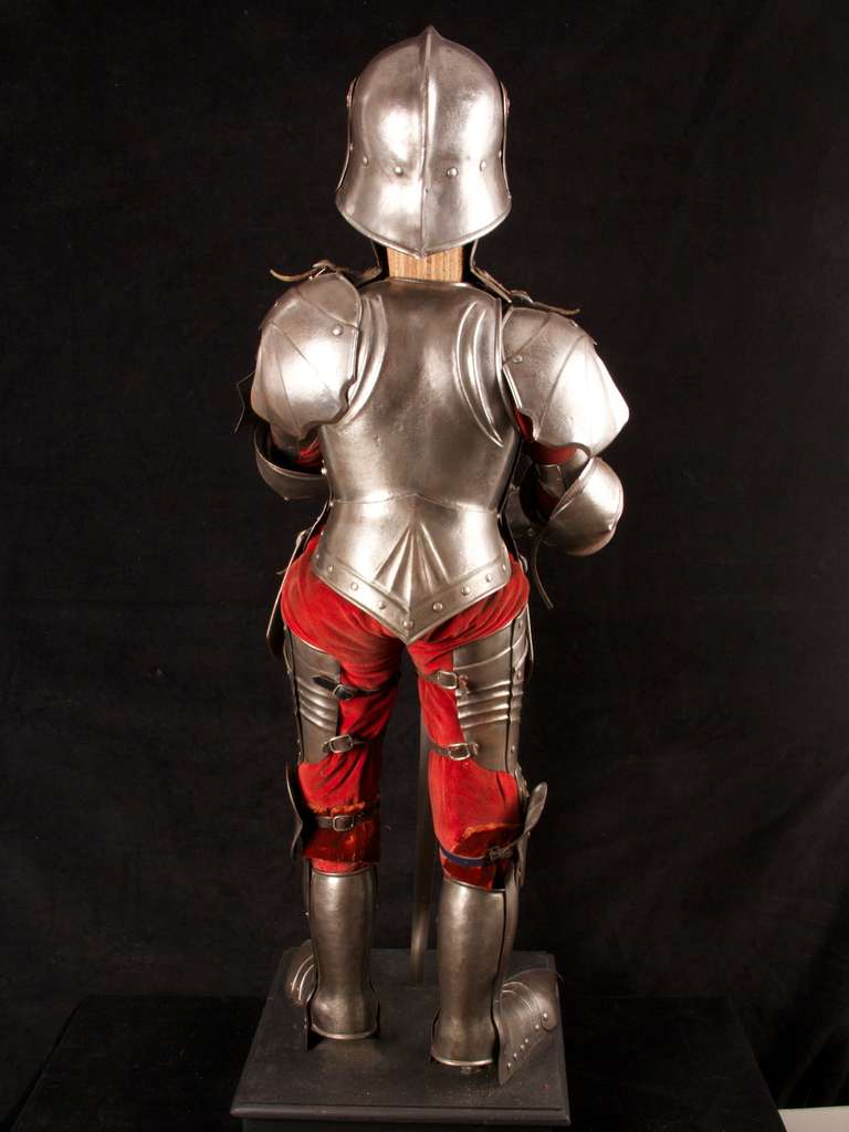 19th Century A Good Model Suit of South German, Late Gothic Armour For Sale