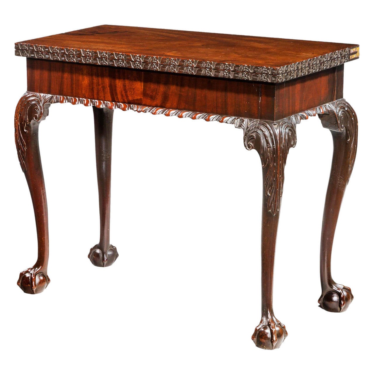 Chippendale Period Tea Table For Sale at 1stdibs