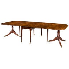 Antique Late Regency Period Mahogany Extending Dining Table