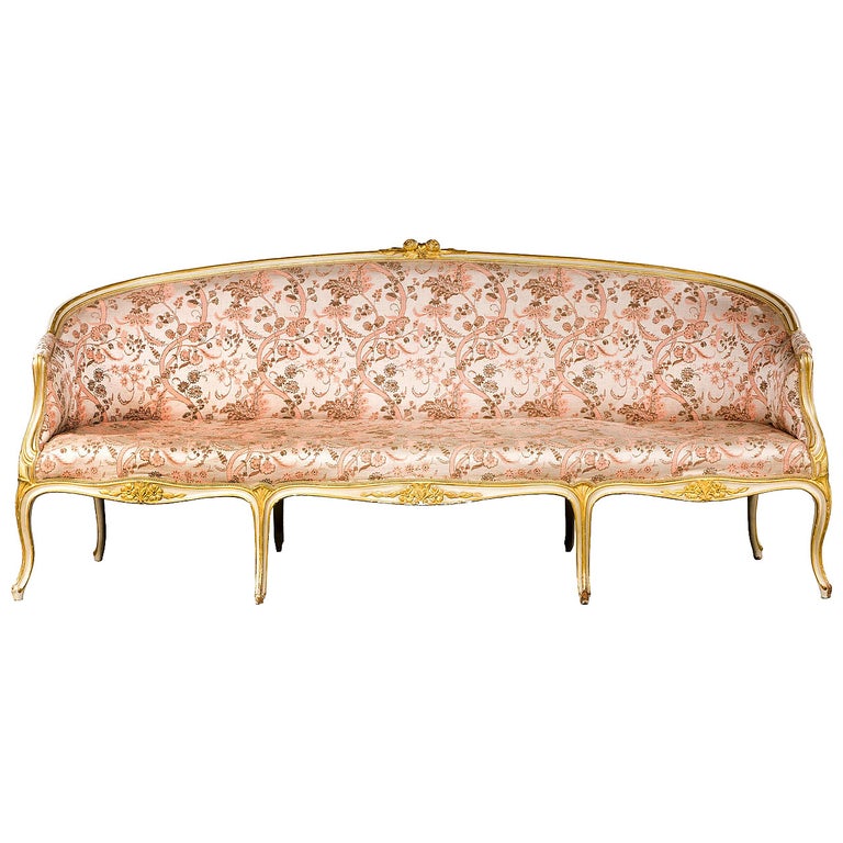 George III giltwood sofa, ca. 1780, offered by Windsor House Antiques Ltd