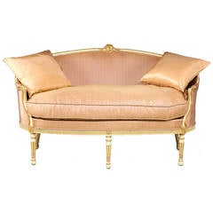 Louis XVI Period Giltwood Canapé 1