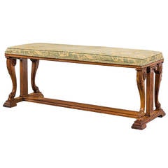 19th Century Walnut Stool 12