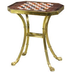 French Gilt Bronze Chess Table 11