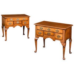 Pair of George II Period Lowboys 7