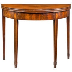 George III Period Mahogany Tea Table 10