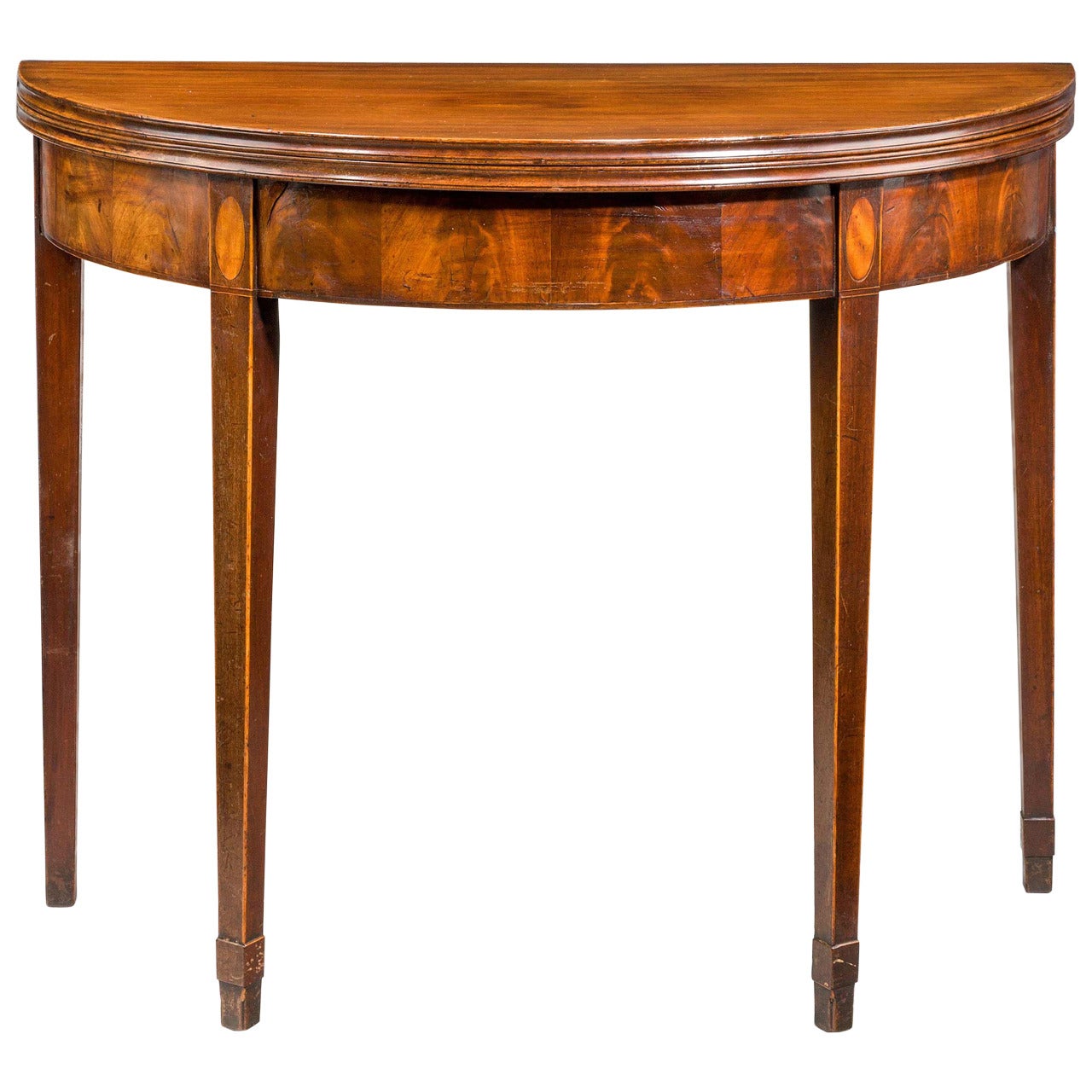 George III Period Mahogany Tea Table