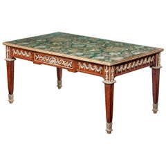 19th Century Mahogany and Gilt Bronze Low Table Antique 19th Century Mahogany and Gilt Bronze Low Table