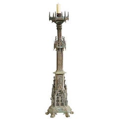 19th Century Gothic Candlestick