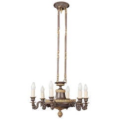 Late 19th Century Six-Arm Chandelier
