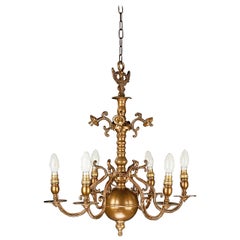 17th Century Design Six-Arm Chandelier