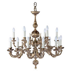 Early 20th Century Eighteen-Arm Chandelier