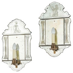 Pair of Mid-20th Century Wall Lights