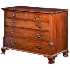 Antique Late 18th Century Mahogany Chest of Drawers