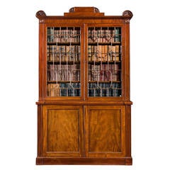 Regency Period Two-Door Bookcase 9