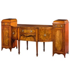 19th Century Serpentine and Breakfront Sideboard