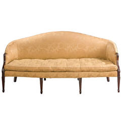 Hepplewhite Design Mahogany Framed Sofa