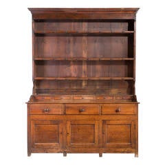 Antique Late 18th Century Dresser and Rack