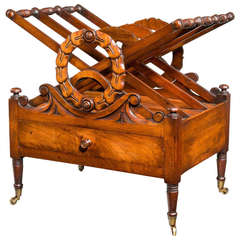 Regency Period Mahogany Canterbury 6