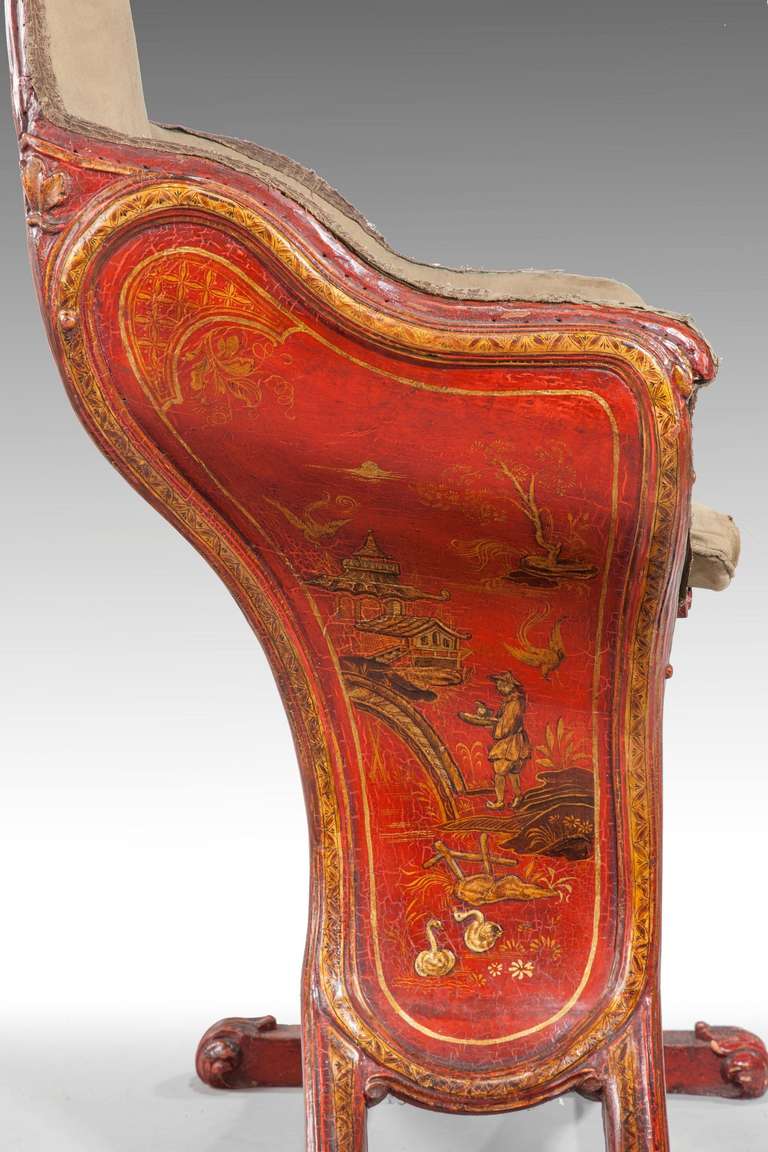 Mid-18th Century Gondoliers Chair In Excellent Condition In Peterborough, Northamptonshire
