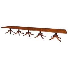 Early 19th Century Five-Pillar Dining Table 7